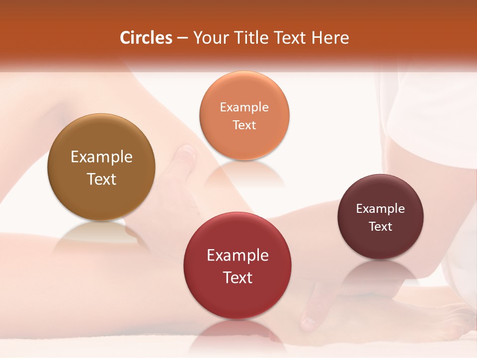 A Person Is Getting A Foot Massage From Another Person PowerPoint Template