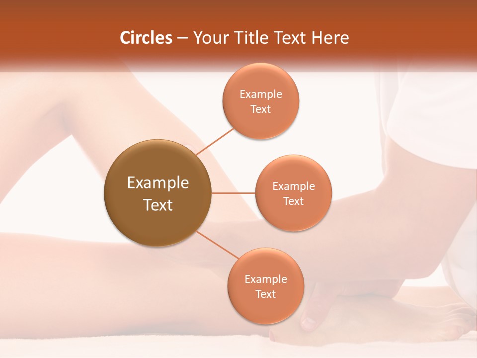 A Person Is Getting A Foot Massage From Another Person PowerPoint Template