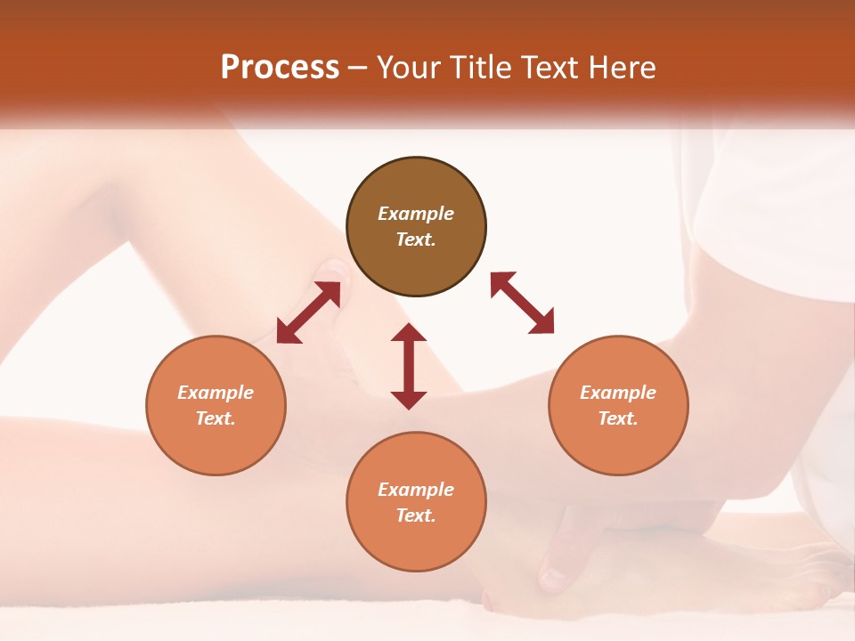 A Person Is Getting A Foot Massage From Another Person PowerPoint Template