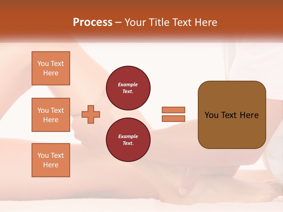 A Person Is Getting A Foot Massage From Another Person PowerPoint Template