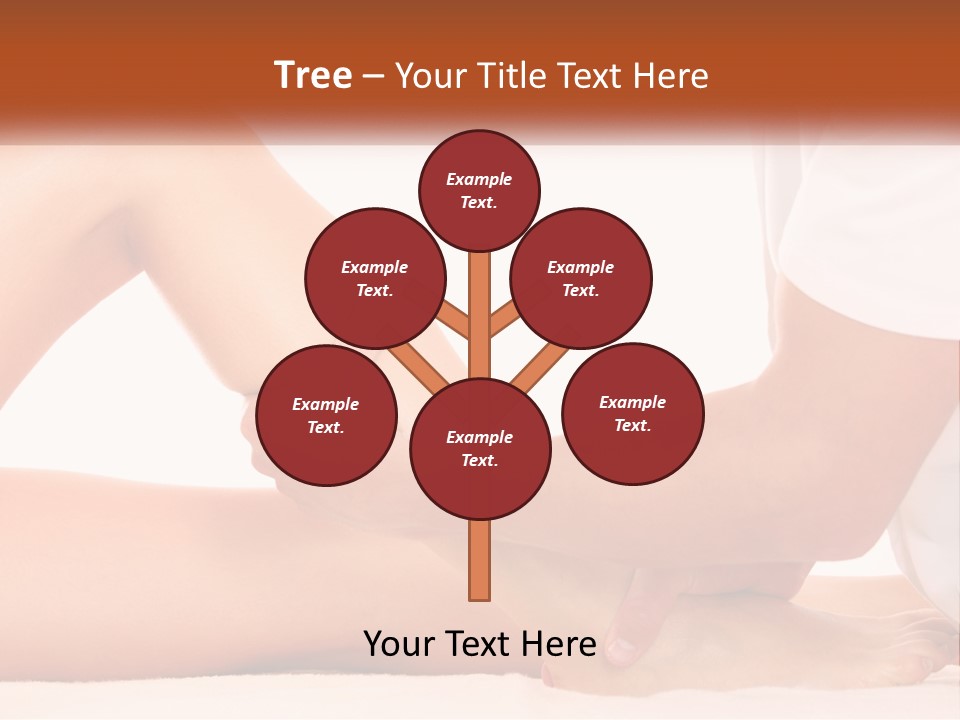 A Person Is Getting A Foot Massage From Another Person PowerPoint Template