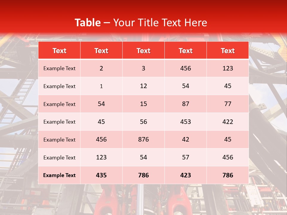 A Red Power Plant With Wires And Wires In The Background PowerPoint Template