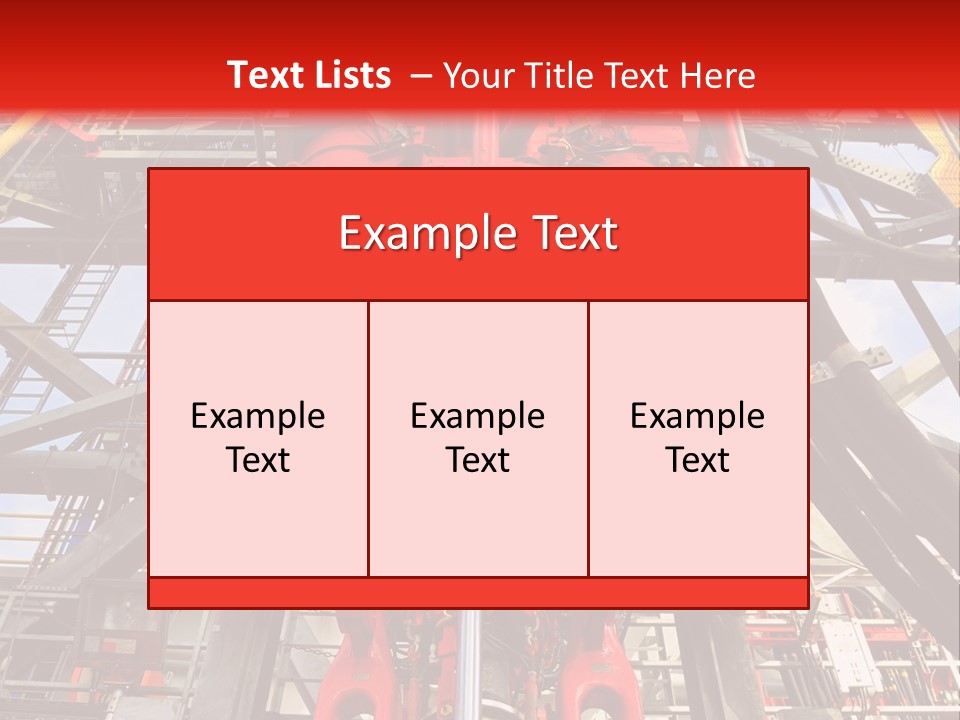 A Red Power Plant With Wires And Wires In The Background PowerPoint Template