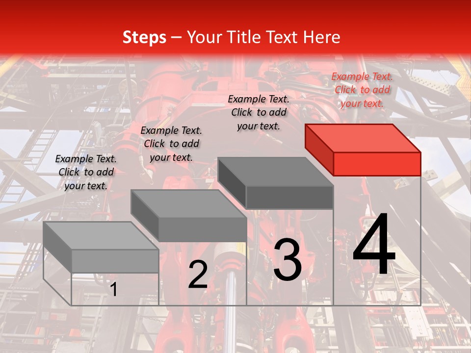 A Red Power Plant With Wires And Wires In The Background PowerPoint Template