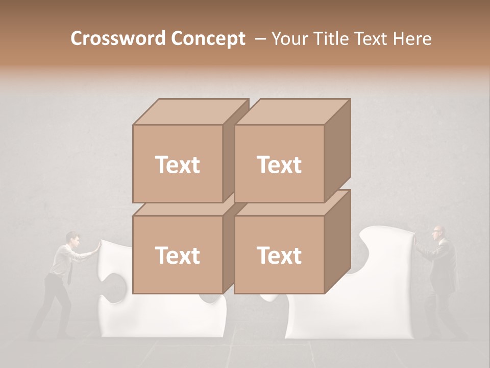 A Group Of People Putting Pieces Of A Puzzle Together PowerPoint Template