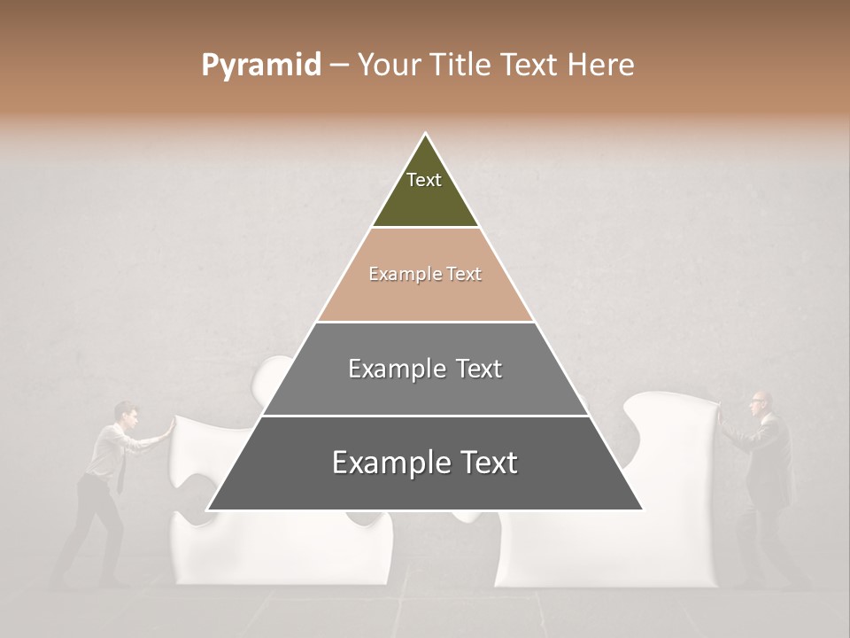 A Group Of People Putting Pieces Of A Puzzle Together PowerPoint Template
