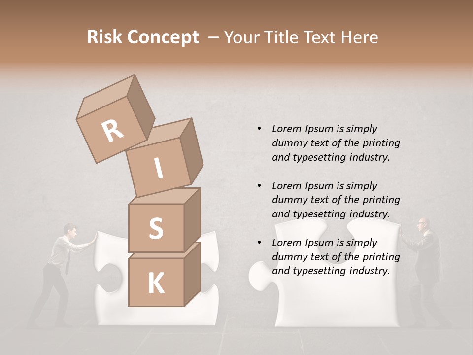 A Group Of People Putting Pieces Of A Puzzle Together PowerPoint Template
