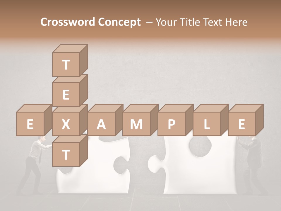 A Group Of People Putting Pieces Of A Puzzle Together PowerPoint Template