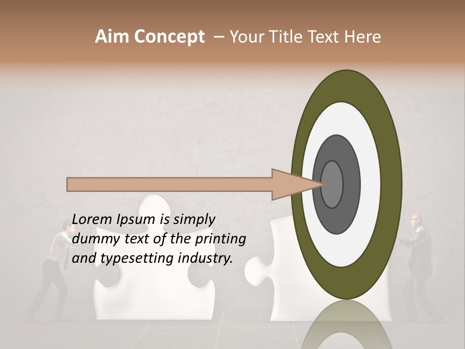 A Group Of People Putting Pieces Of A Puzzle Together PowerPoint Template