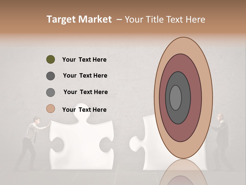 A Group Of People Putting Pieces Of A Puzzle Together PowerPoint Template