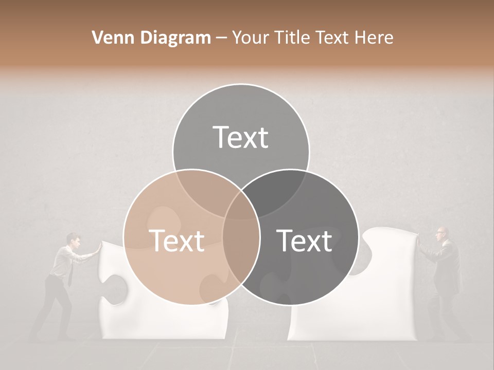 A Group Of People Putting Pieces Of A Puzzle Together PowerPoint Template