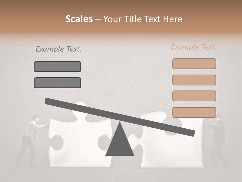 A Group Of People Putting Pieces Of A Puzzle Together PowerPoint Template