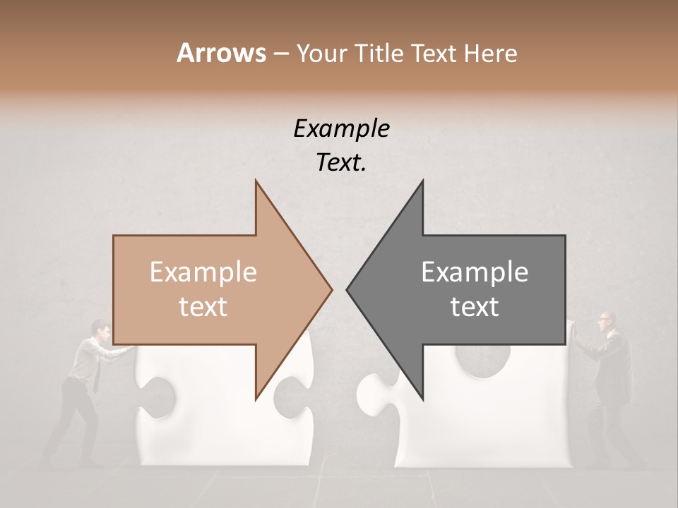 A Group Of People Putting Pieces Of A Puzzle Together PowerPoint Template