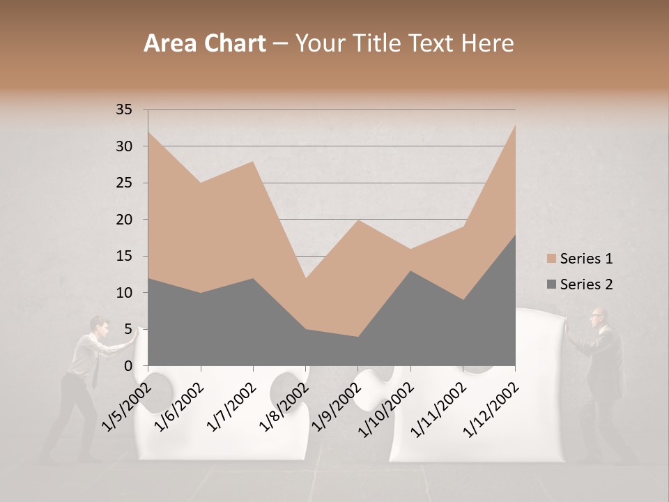 A Group Of People Putting Pieces Of A Puzzle Together PowerPoint Template