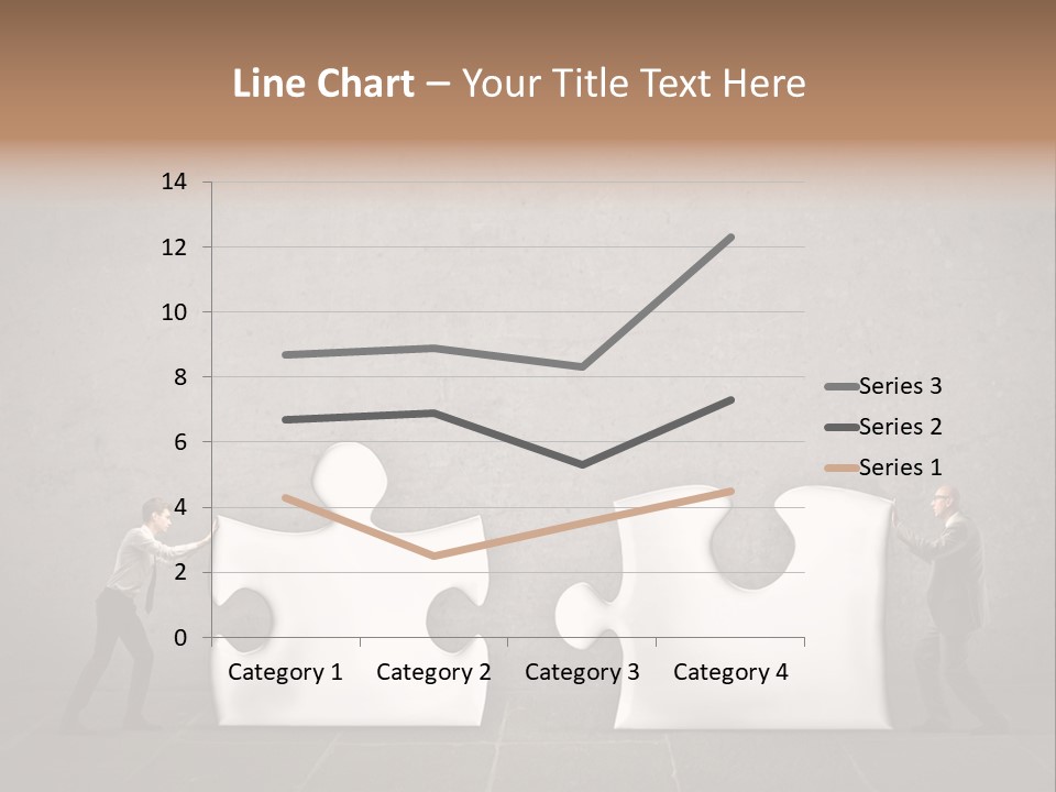 A Group Of People Putting Pieces Of A Puzzle Together PowerPoint Template