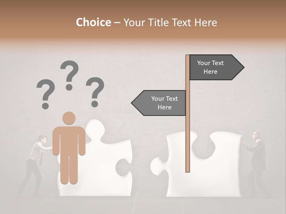 A Group Of People Putting Pieces Of A Puzzle Together PowerPoint Template