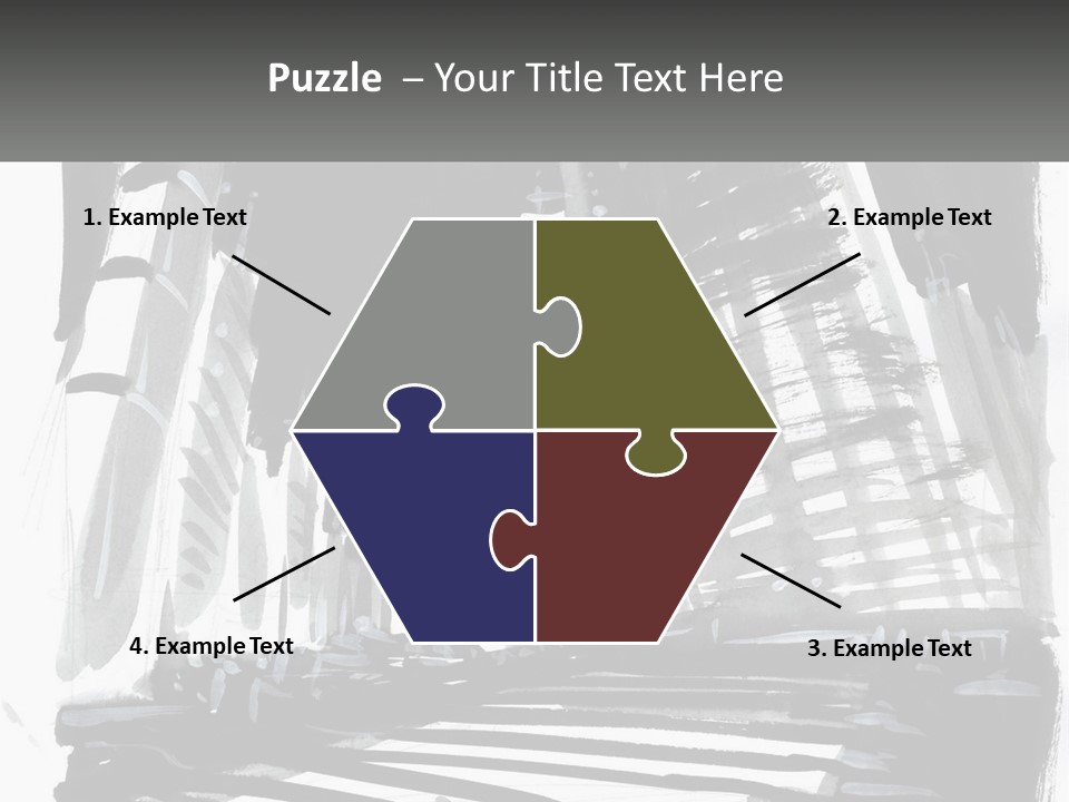 A Black And White Picture Of A City PowerPoint Template