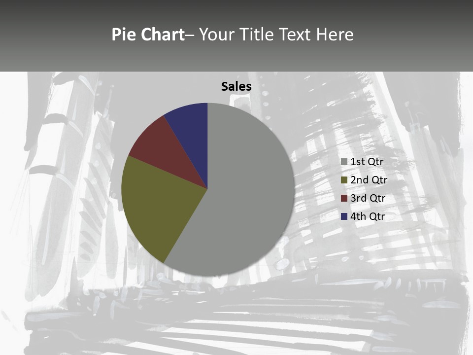 A Black And White Picture Of A City PowerPoint Template
