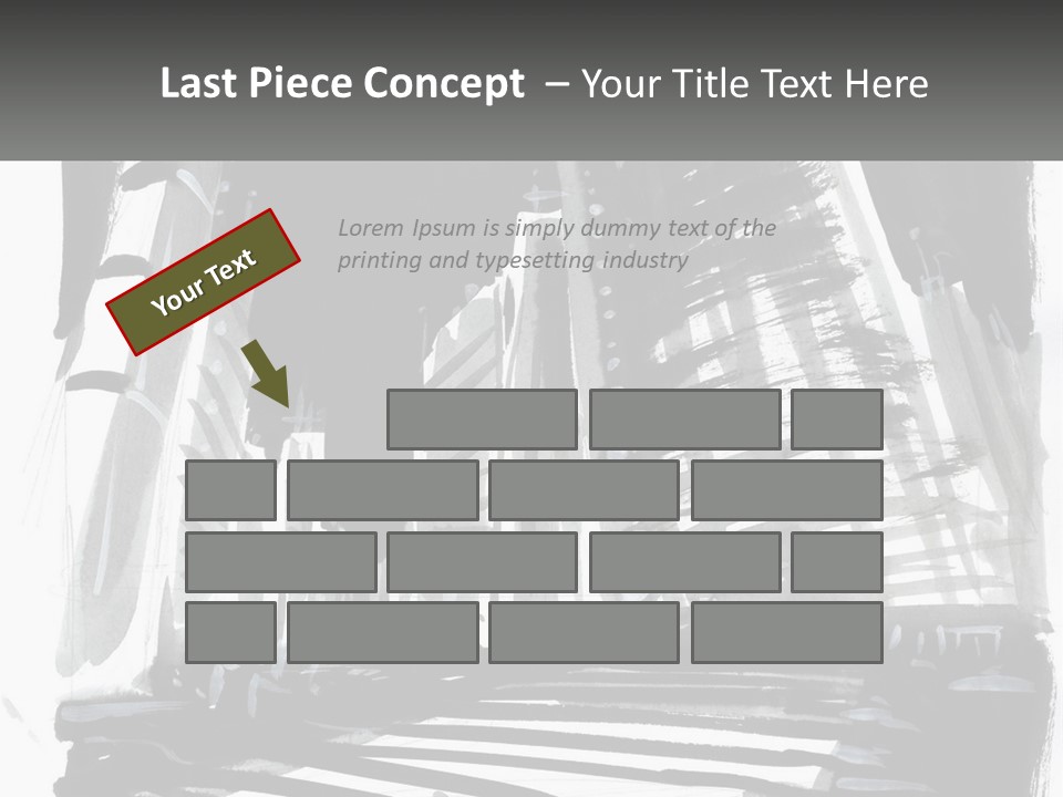 A Black And White Picture Of A City PowerPoint Template