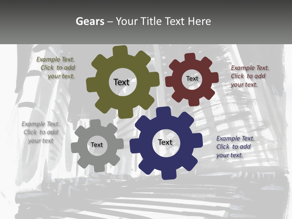 A Black And White Picture Of A City PowerPoint Template