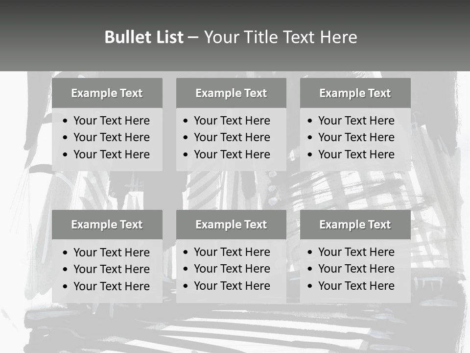 A Black And White Picture Of A City PowerPoint Template