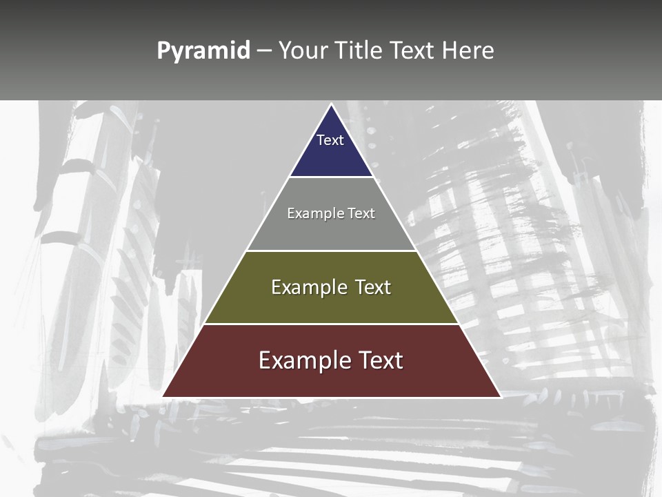 A Black And White Picture Of A City PowerPoint Template