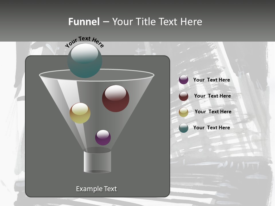 A Black And White Picture Of A City PowerPoint Template