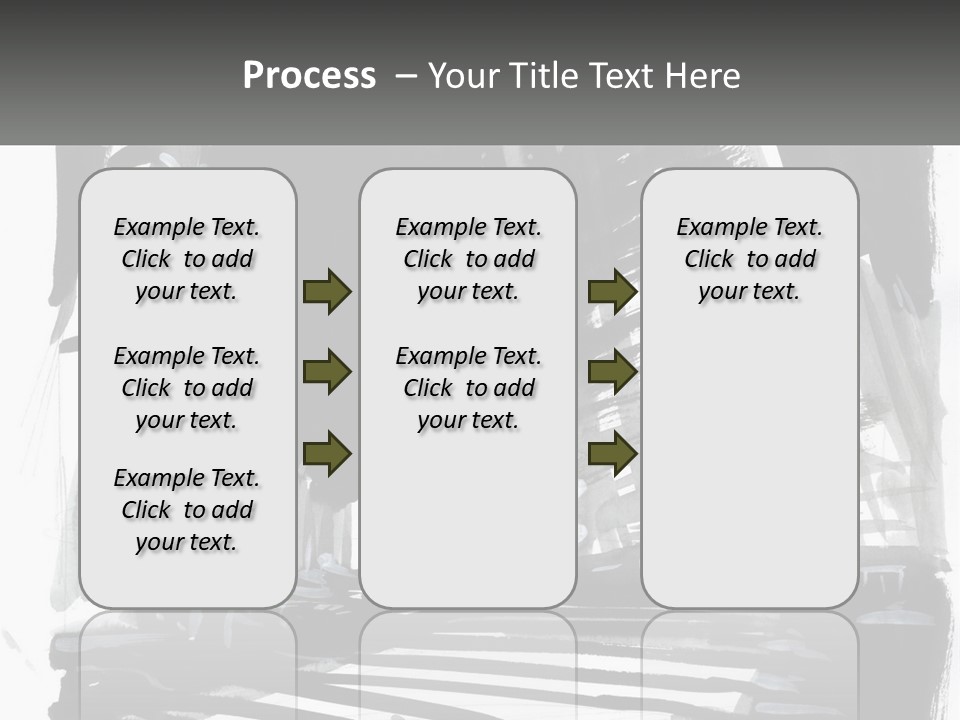 A Black And White Picture Of A City PowerPoint Template