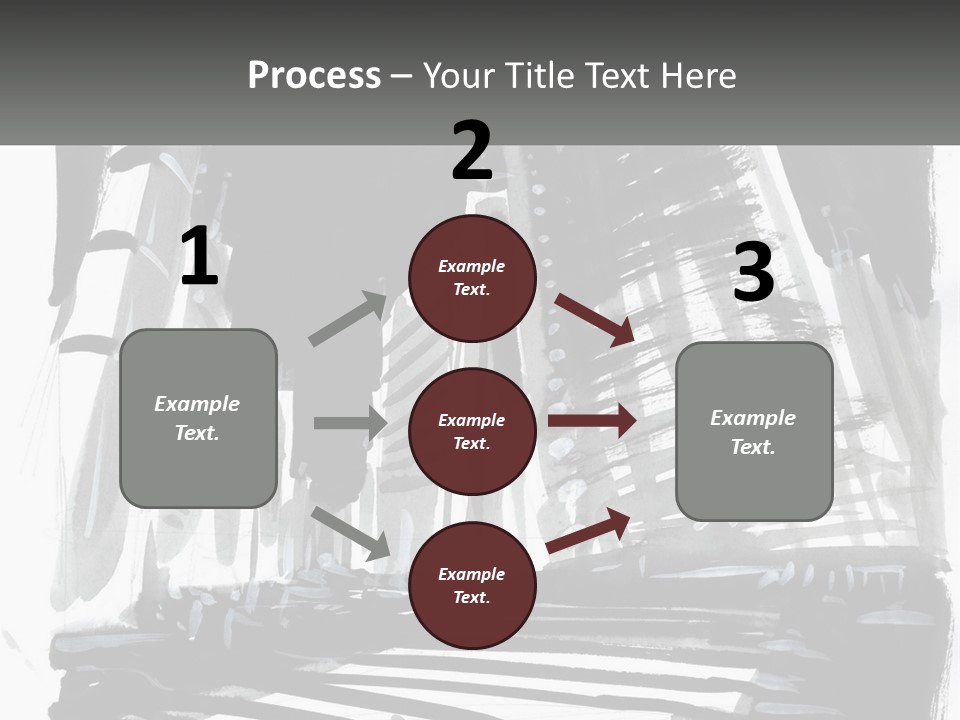 A Black And White Picture Of A City PowerPoint Template