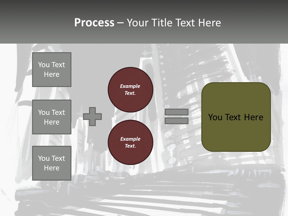 A Black And White Picture Of A City PowerPoint Template