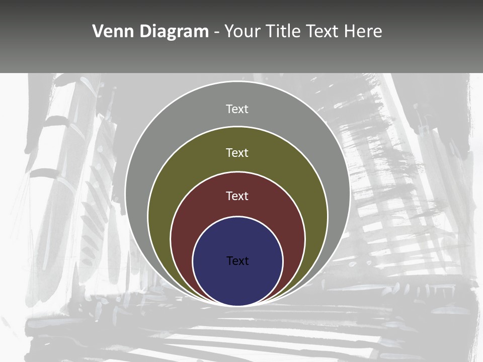 A Black And White Picture Of A City PowerPoint Template