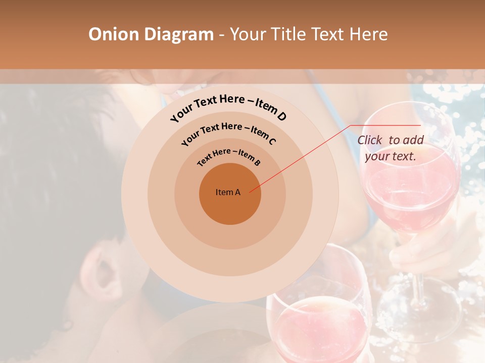 A Woman In A Bikini Holding Two Glasses Of Wine PowerPoint Template