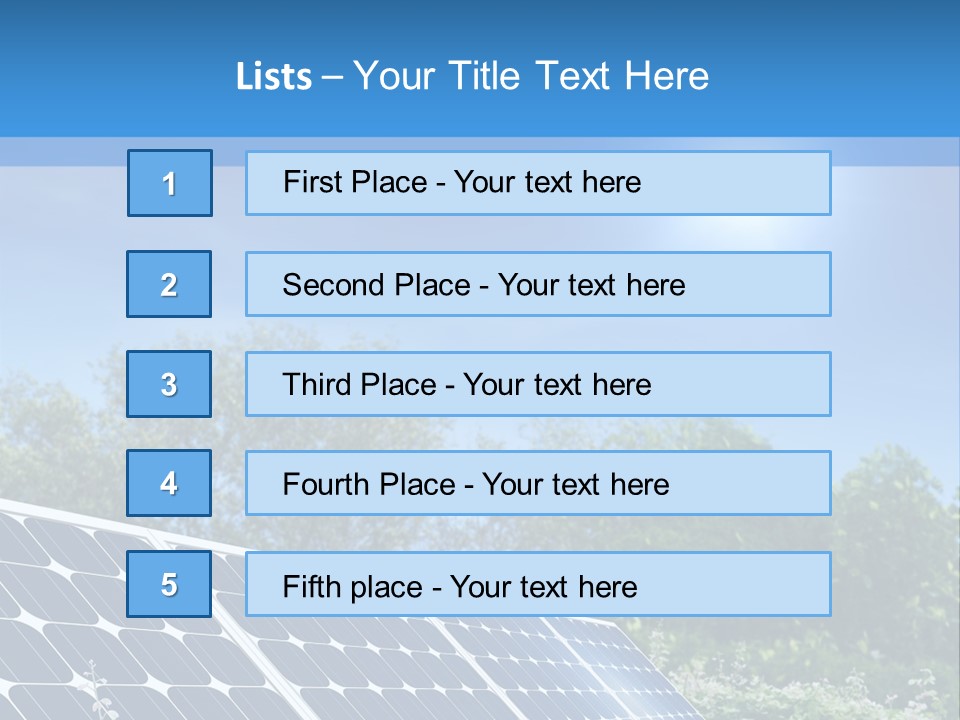 A Solar Panel In The Middle Of A Field PowerPoint Template