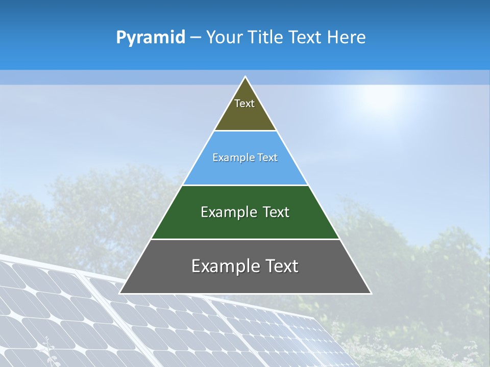 A Solar Panel In The Middle Of A Field PowerPoint Template