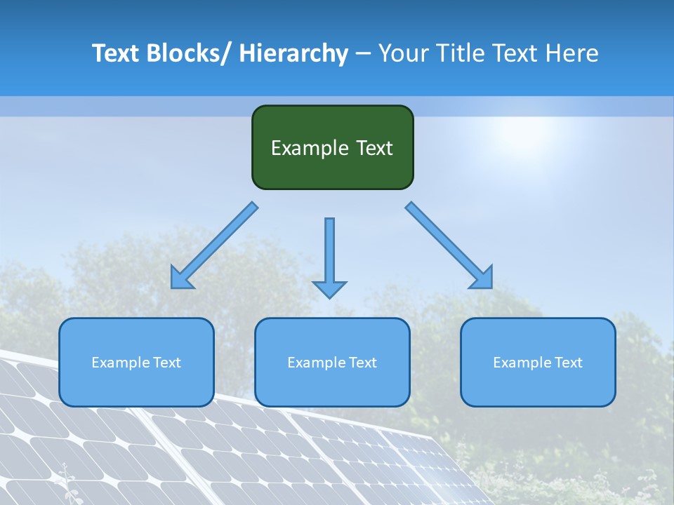 A Solar Panel In The Middle Of A Field PowerPoint Template