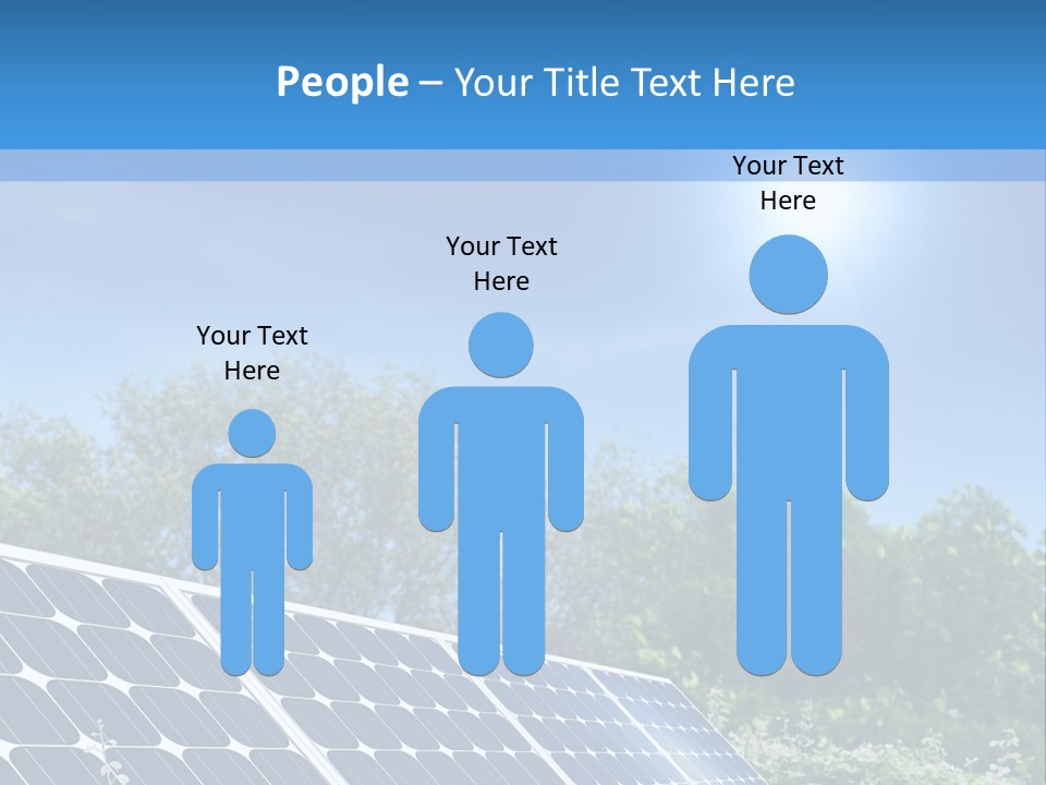 A Solar Panel In The Middle Of A Field PowerPoint Template