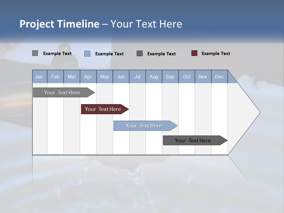 A Person Holding A Water Faucet Over A Body Of Water PowerPoint Template