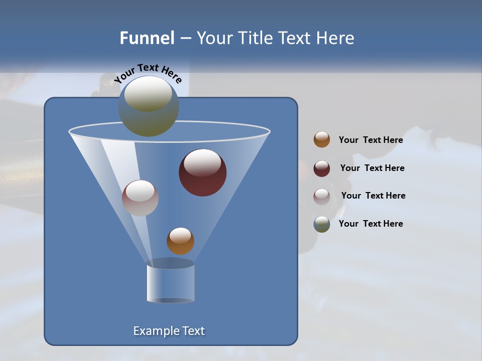 A Person Holding A Water Faucet Over A Body Of Water PowerPoint Template