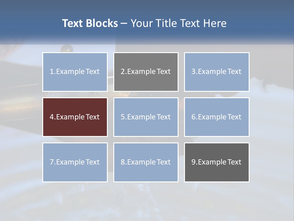 A Person Holding A Water Faucet Over A Body Of Water PowerPoint Template