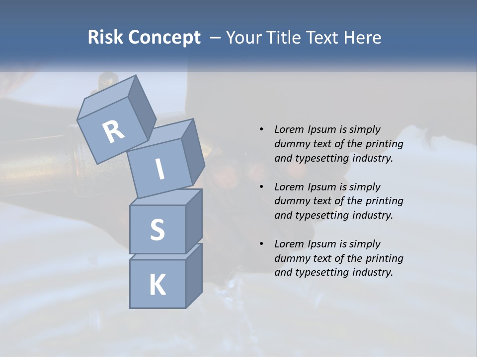 A Person Holding A Water Faucet Over A Body Of Water PowerPoint Template