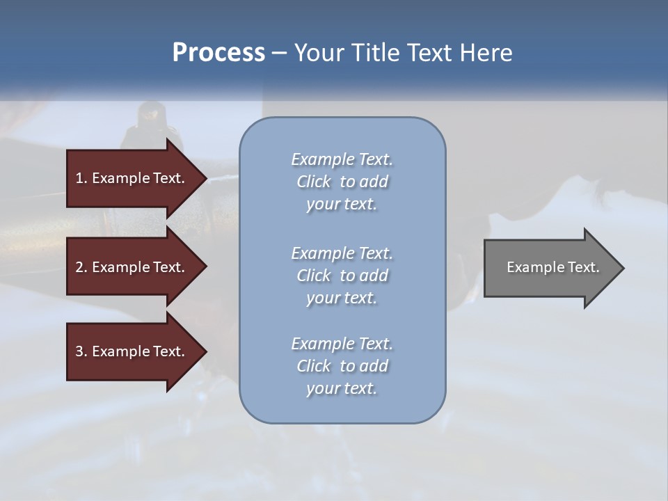 A Person Holding A Water Faucet Over A Body Of Water PowerPoint Template