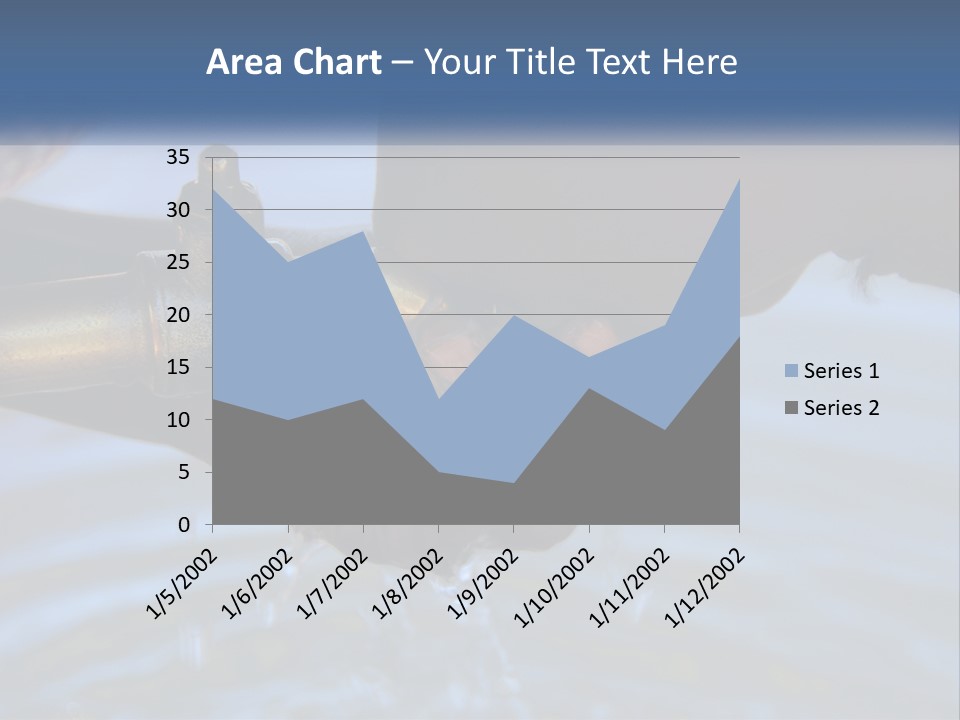 A Person Holding A Water Faucet Over A Body Of Water PowerPoint Template