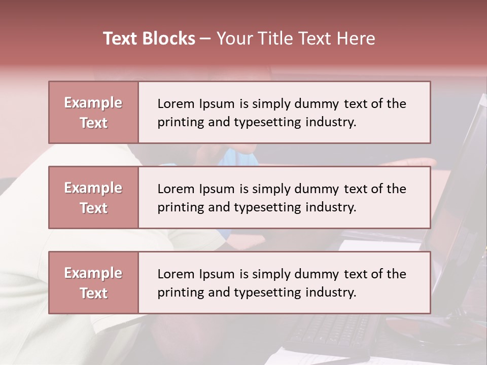 A Man And Woman Pointing At A Computer Screen PowerPoint Template