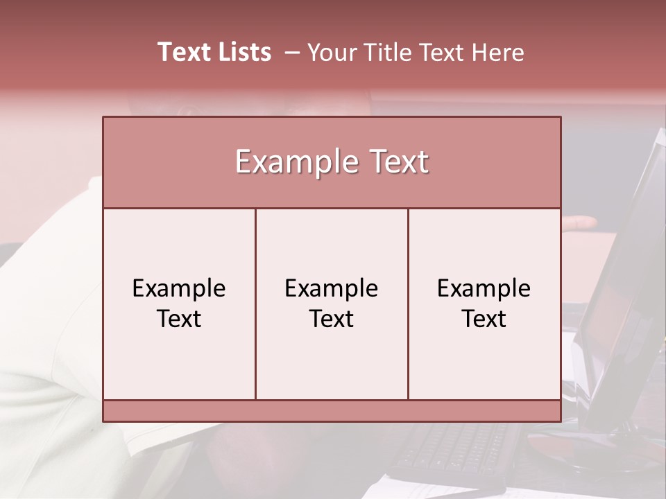 A Man And Woman Pointing At A Computer Screen PowerPoint Template