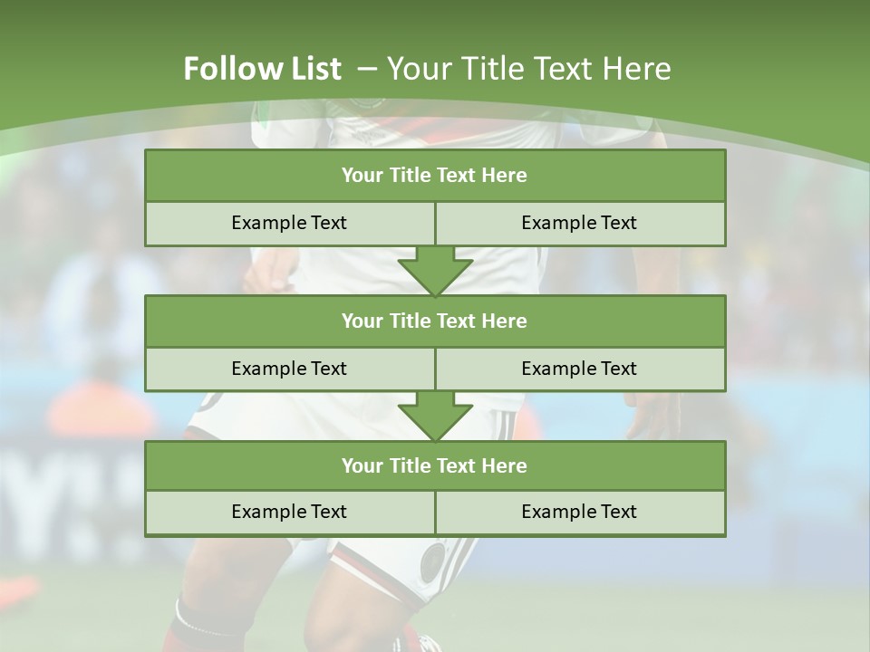 A Soccer Player Kicking A Soccer Ball On A Field PowerPoint Template