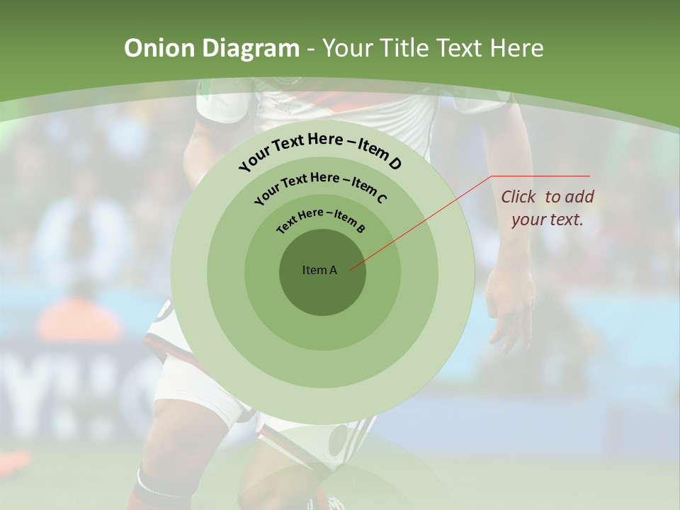 A Soccer Player Kicking A Soccer Ball On A Field PowerPoint Template