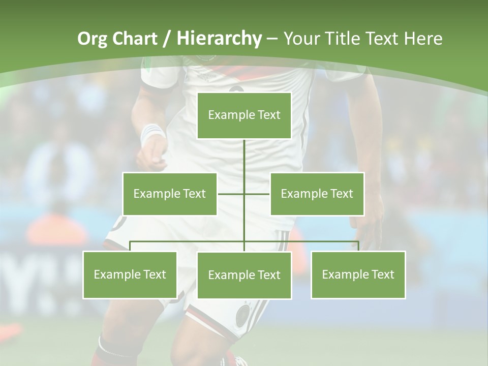 A Soccer Player Kicking A Soccer Ball On A Field PowerPoint Template