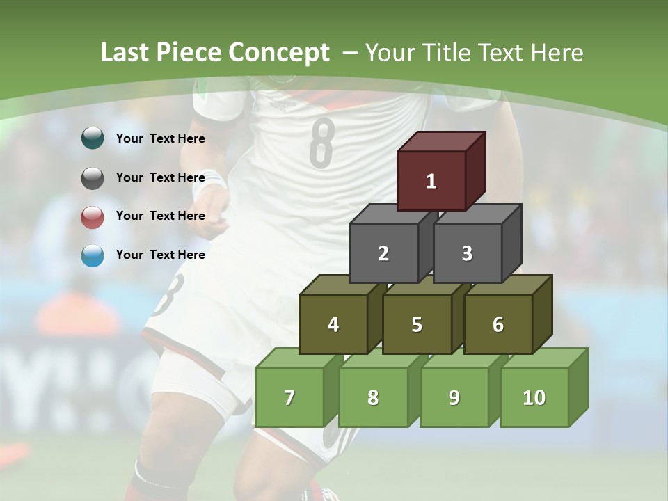 A Soccer Player Kicking A Soccer Ball On A Field PowerPoint Template