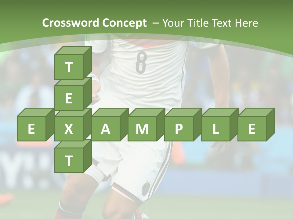 A Soccer Player Kicking A Soccer Ball On A Field PowerPoint Template