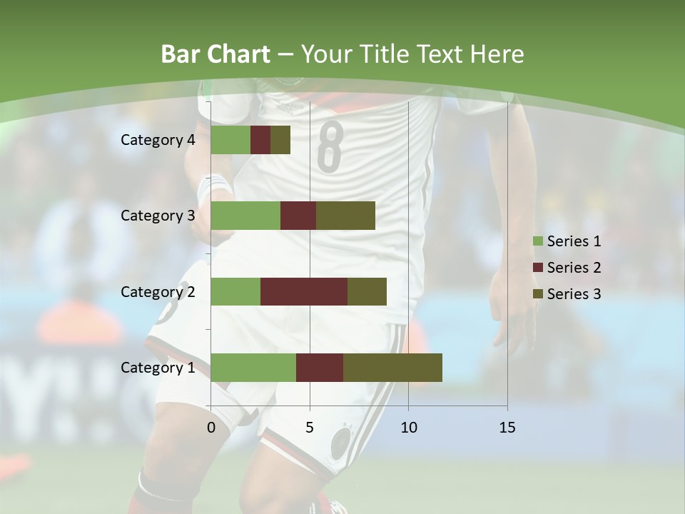 A Soccer Player Kicking A Soccer Ball On A Field PowerPoint Template